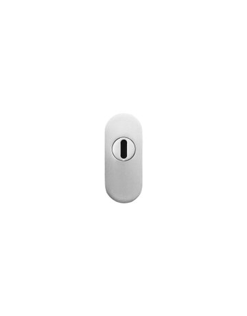 Schutzrahmenrosette ESO210K ZA oval Edelstahl matt für 7-8mm Zylinderüberstand - Karcher Design