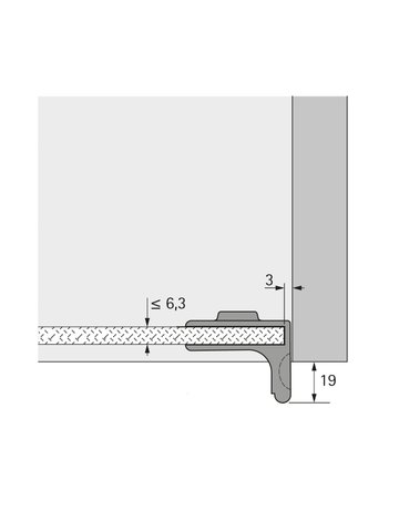 Glastürgriff - Hettich - 4