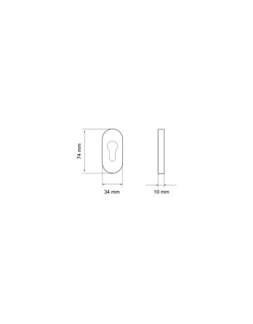 Schlüsselrosette EZ - Karcher Design - 2