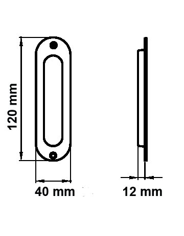 Z1702 - in Nickelmatt, Schiebetürmuschel - Karcher Design - 2