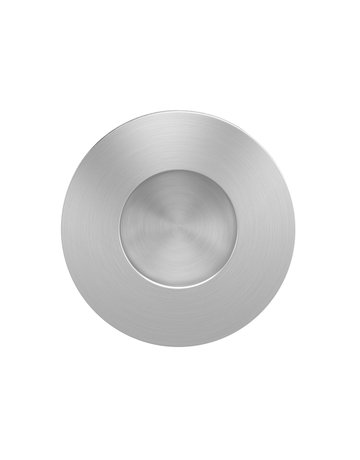 Schiebetürmuschelset 50mm Bohrung EZ 1706 Edelstahl matt für Glastüren BLIND - Karcher Design - 1