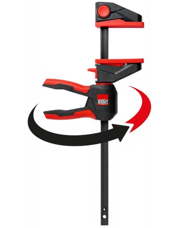 Einhandzwinge EZ360 Spannweite 360° drehbarer Griff - BESSEY - 1