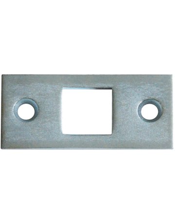 Stangen-Schließblech 261 verzinkt für Vierkantstange 13 mm Lochung 15x15 mm - Fuhr
