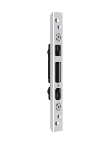 Schließblech für Typ 4/10/11 U26x8x220 Achse 13mm LS/RS Falzluft 4mm Silver - Fuhr