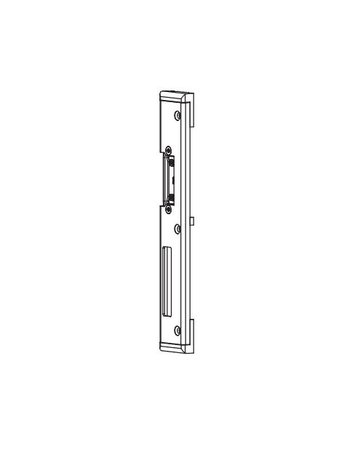 Schließblech U-Profil 30x8mm, Länge 216 mit Austauschstück - GU - 1