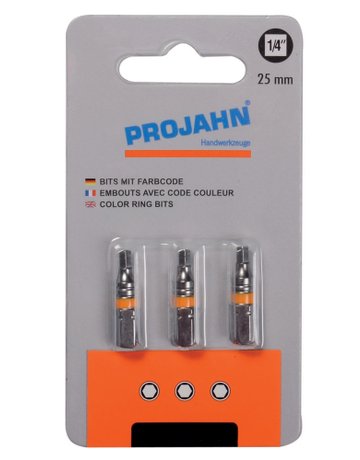 1/4" markierter Bit  Innen-6Kant - PROJAHN - 1