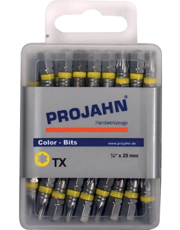 1/4" markierter Bit TX T15 50er Pack L25 mm - PROJAHN