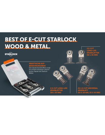 Best of E-Cut SL Starlock WOOD & METAL - Fein - 4