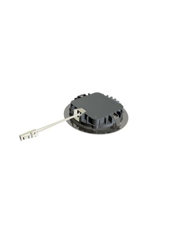 Kontakt-LED Iris rund edelstahl-finish 12V DC, WT - Topform - 2