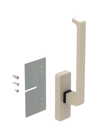 966 Dirigent Drehgriff mit Z. weiß rechts mit Aussperrschutz - GU - 7