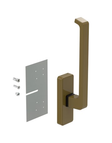 966 Dirigent Drehgriff mit Z. weiß rechts mit Aussperrschutz - GU - 10