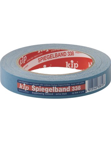 Montageband ( Spiegelklebeband ) 19 mm Rollenlänge 5 m Nr. 338-19 - Kip - 1