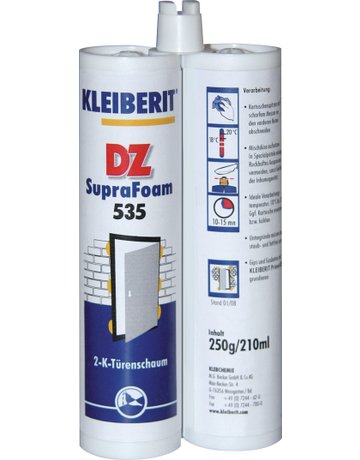 Supra Foam DZ Treibgasfreier 2K-Schaum Im Doppelzylinder 210 ml DZ 535 - Kleiberit - 1