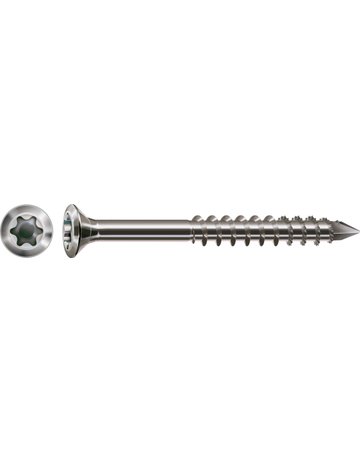 SPAX, Fassadenschraube, kleiner Linsensenkkopf, T-STAR plus, CUT, TG, Edelstahl A2 - SPAX - 4