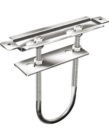 Vario-Heizkörperkonsole,L 190xB 45mm zum Anschrauben, Stahl verzinkt - VORMANN - 1