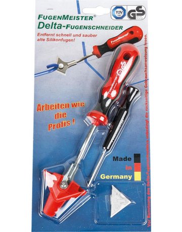 Delta Fugenmschneiider zum Entfernen von alten Silikonfugen - FUGENMEISTER - 1