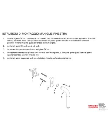 Fensterolive Sylt EF264 mit Stift 35mm Edelstahl matt - Karcher Design - 3