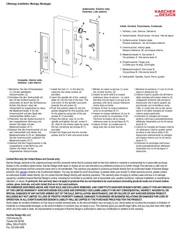 Schiebetürset EPDQ 2 71 BAD rechteck. Edelstahl matt - Karcher Design - 4