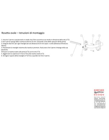 Schlüsselrosette EZ - Karcher Design - 3