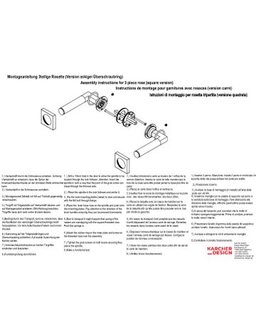 Rosettengarnitur Rhodos ER 28 Q - Karcher Design - 3