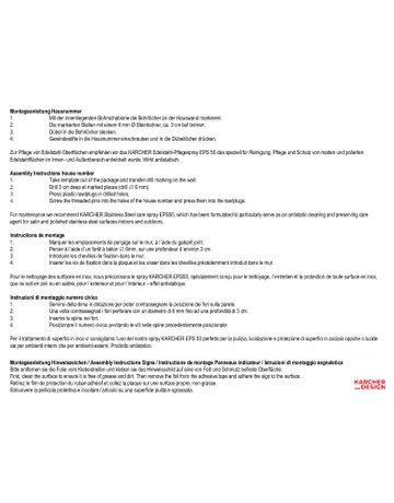 Hausnummer EZ 205 - Karcher Design - 2