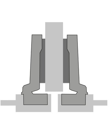 HETTICH Topfscharnier Intermat 9924, Zinkdruckguss/Stahl - Hettich - 3