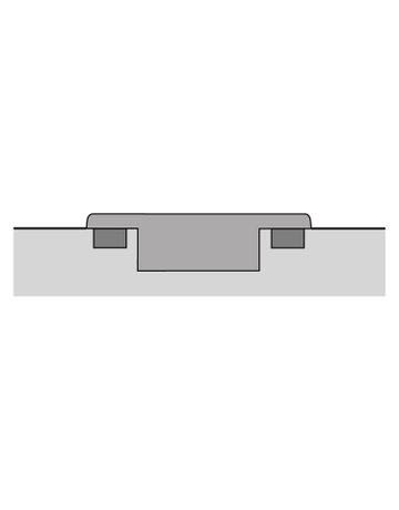 Möbel-Topfscharnier,110°,Kröpf.9,5mm Sensys 8645i,9073615,halb vorl.,vernickelt - Hettich - 4