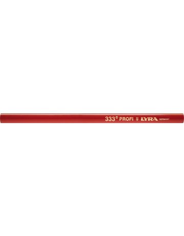 Zimmermanns-Bleistift 333oval rot 24cm LYRA - 1