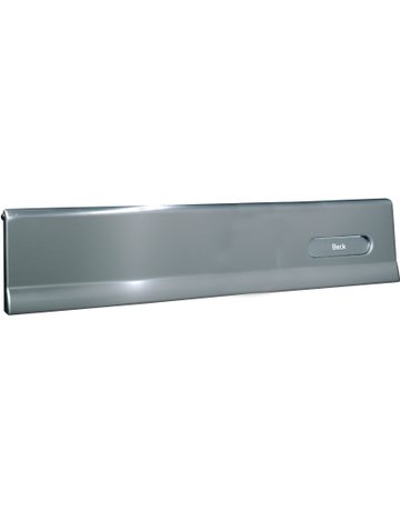 Briefeinwurfklappe 370 X 82 mm Edelstahl mit Namensschild - Renz - 1