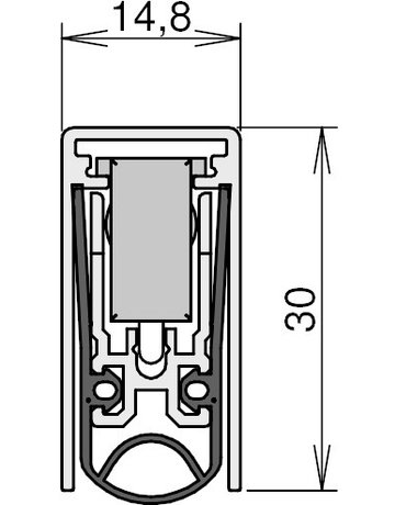 Türabdichtung Schall-Ex L-15/30 WS - Athmer - 3