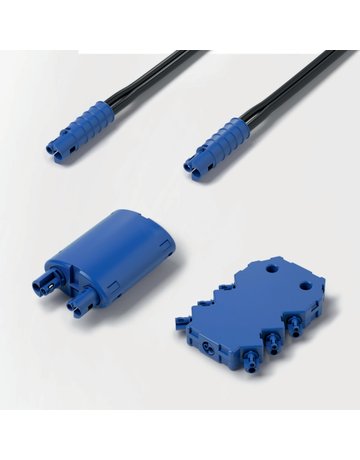 LED Verlängerung MP2 24VDC maximal 8A, Leitung 1.8m, sw - Halemeier - 2