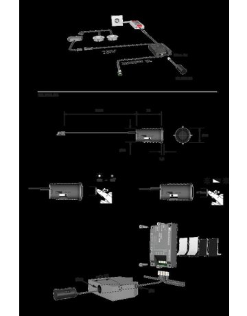 MultiSwitch2 Schalter / Dimmer sw zum Einbohren 3m LTG - Halemeier - 3