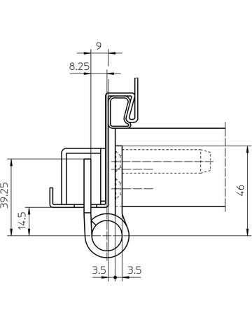 Band VARIANT® VN 7729/160 Rollen Ø 22,5, Rollenl. 160, edelstahl - SIMONSWERK - 3