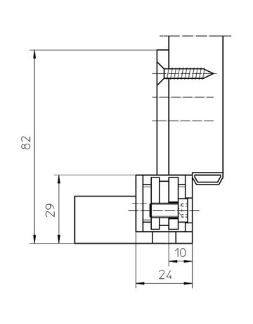 Abdeckplatte VARIANT VX edelstahl matt - SIMONSWERK - 5