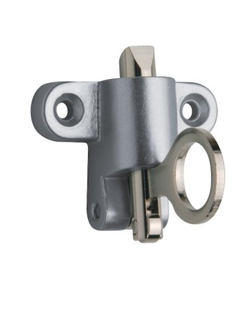 OL-Schnäpper, 7105, B62mm, H49mm, Aluminiumguss silber eloxiert, zum Anschrauben - DENI - 1