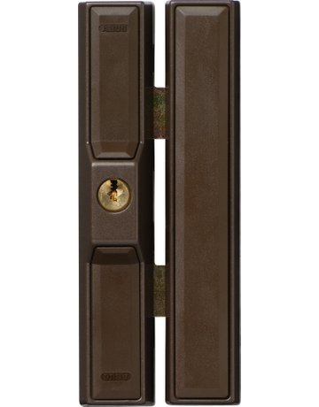 Fenster- Universal-Zusatzschloss, abschließbar, FTS88 AL0089, gleichschließend, Stahl braun - ABUS