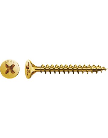 Universalschraube Senkkopf 2,5x10mm,Vollgw,Kreuzschlitz Z1,YELLOX - SPAX