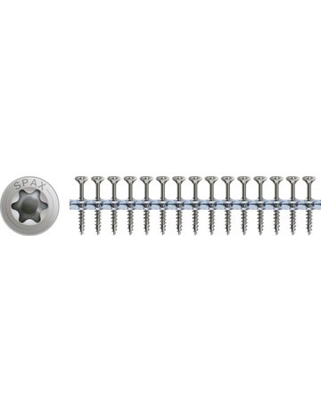 Universalschraube Senkkopf magaz 4x45mm,Teilgw,Innensechsrund T20,ER A2 - SPAX