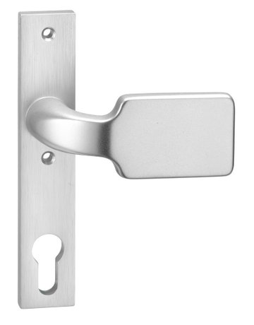 Knopfschild Luna 1317/1020 fest gekröpft Kurzschild eckig PZ 72 F1 ohne Nocken - edi - 1