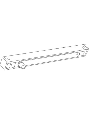 Gleitschiene T-Stop BG 5000/3000 silberfarbig elox. - GEZE - 2