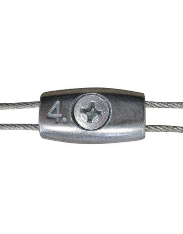 Drahtseilklemme EI-Form 4 mm Temperguss - HSI - 1