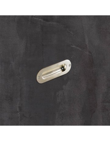 Möbel- Muschelgriff, Dodona, 9070693, Breite 40mm, Höhe 15mm, oval, edelstahl - Hettich - 2