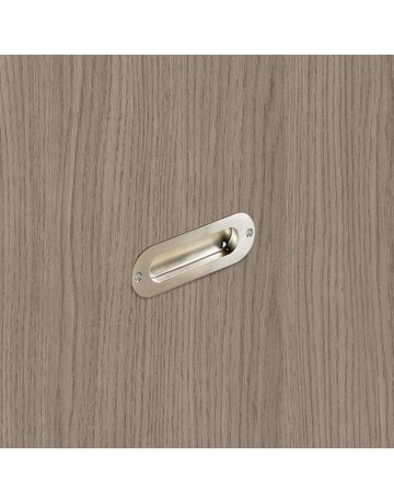 Möbel- Muschelgriff, Dodona, 9070693, Breite 40mm, Höhe 15mm, oval, edelstahl - Hettich - 8