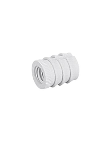 Möbel- Kunststoffmuffe, M6, Länge 13mm, Nr. 100, 79540, Kunststoff, weiß - Hettich - 1