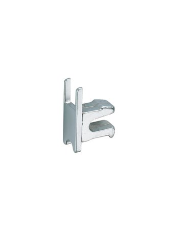 Hettich Endplatte SlideLine 97, Metall verchromt, für Glas bis 8 mm - 1