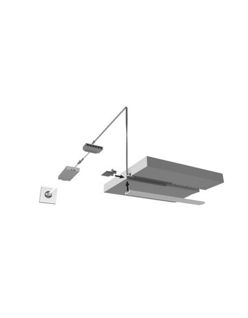 LED ChannelLine C Profil, black, opal L=2000, Alu-und Abdeckprofil - Halemeier - 2