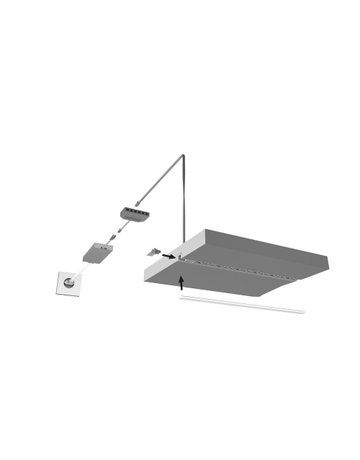LED ChannelLine i2 Profil black, opal L=2000, Alu-und Abdeckprofil - Halemeier - 2