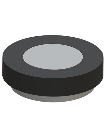 Türpuffer 2099 Ø52 mm Höhe 15 mm, Edelstahl matt - KWS - 1