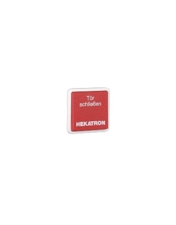 HEKATRON Handtaster HAT 02, AP, weiß, "Tür schließen", 24V - 1