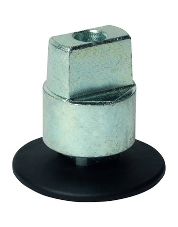 Steckachse mit Flachkonus,10mm,silberfarbig verzinkt - dormakaba